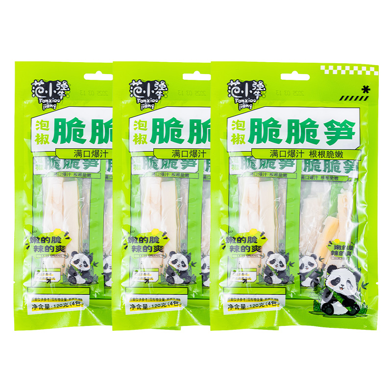 古龙范小犟泡椒脆脆笋干12包共360g