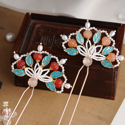 taobao agent Genuine Hanfu, cheongsam, retro Chinese hairpin, hair accessory