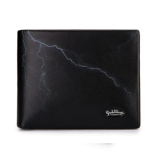 Короткий бумажник, кожаная подарочная коробка, из натуральной кожи, воловья кожа