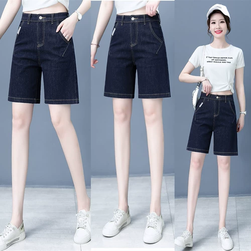 Tide, джинсовая юбка, шорты, тонкие штаны, летние повседневные брюки, высокая талия, свободный крой, коллекция 2022