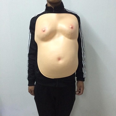 taobao agent Journey to the West Decoration Halloween Bar annual party performances performed fake abdominal pectoral muscle pig eight rings pork belly