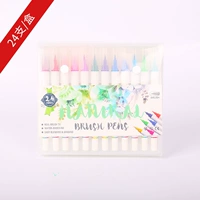 Кисть для письма, акварель, мелки, 24 шт