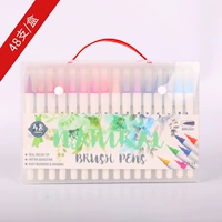 Кисть для письма, акварель, мелки, 48 шт