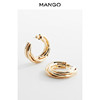 MANGO Металлические расширенные серьги, простой и элегантный дизайн, изысканный стиль, легкий роскошный стиль