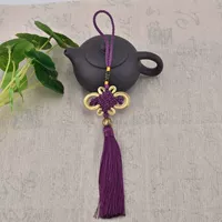 Темно -фиолетовый кулон из бусинки Phnom Phnom