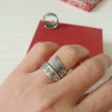 Этнический ретро аксессуар, кольцо ручной работы подходит для мужчин и женщин, этнический стиль