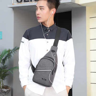 taobao agent Fashionable chest bag, cloth backpack, shoulder bag, one-shoulder bag, 2021 collection
