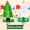绿色圣诞树+白色圣诞树