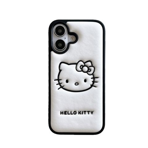 Hello Kitty Puffy Raised Bow Design iPhone Case