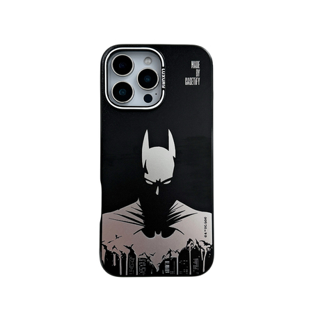 Deadpool Red, Batman Black, Captain America Character iPhone Case