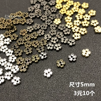 Золотая кукла, DIY, в цветочек, детская одежда, 4 цветов, 10 шт, 5mm