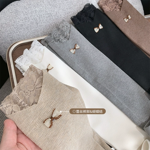 Осенние леггинсы, детские кружевные штаны, колготки, в западном стиле, кружевное платье