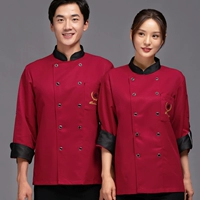 Красный лонгслив