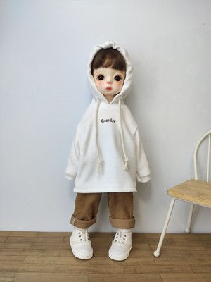 taobao agent Spot six doll clothes BJD6 points big fish body jacket loose long -sleeved shirt