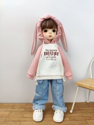 taobao agent Brand new sweatshirt, jacket, doll, clothing, long sleeve