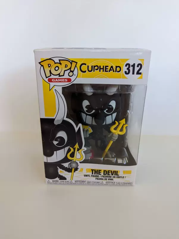 FUNKO POP подлинный коробка -out -out Cuphead чайная кружка голова Демон кукла рука модель