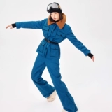 MOOD X MIURA Демисезонная джинсовая стеганая лыжная куртка, штаны