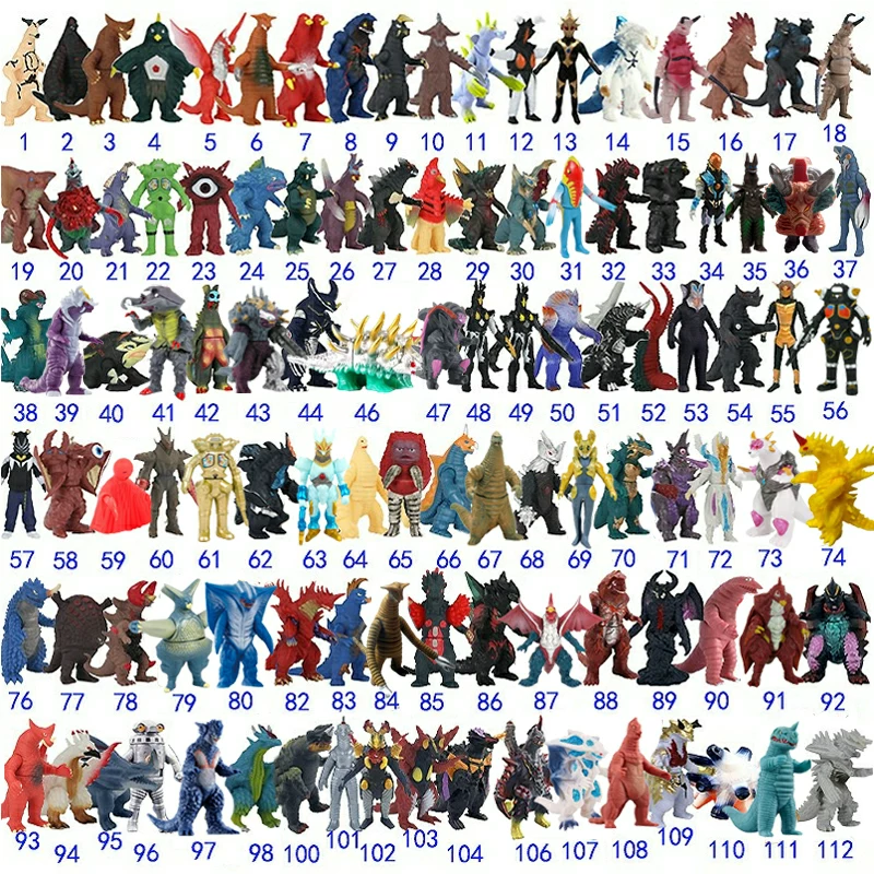 Small toy, monster, doll, minifigure from soft rubber