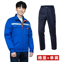 Раскрытие сокровища синего (хлопковая одежда+одиночные брюки)