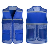 Светоотражающий жилет для работы для занятий на открытом воздухе, делается под заказ, с печатью вашего логотипа