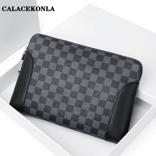 Универсальная маленькая сумка клатч, вместительная и большая мужская сумка с петлей на руку, изысканный стиль