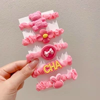 Розовый комплект, с медвежатами