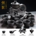Bộ trà lười Hengjiang phù hợp để chạy máy xay đá tại nhà, hoàn toàn tự động pha trà kung fu cốc trà tím - Trà sứ
