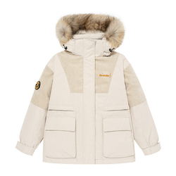 【雪中飞】秋冬学生貉子毛领羽绒服