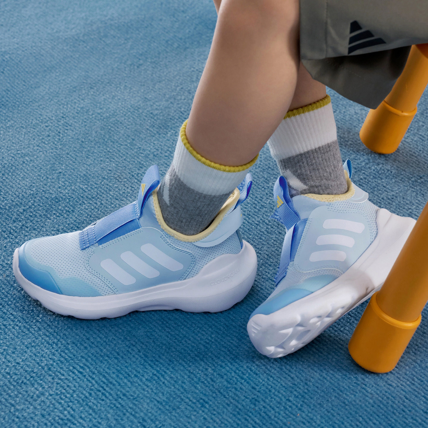 小童TENSAUR COMFORT AC C一脚蹬休闲运动鞋adidas阿迪达斯轻运动