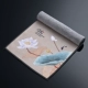 Khăn trà sơn dày thấm nước cao cấp bàn trà khăn trải bàn pad Kung Fu bộ phụ kiện trà giữ nồi khăn vuông không đổ - Trà sứ