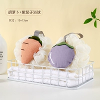 Морковный шарик для ванны