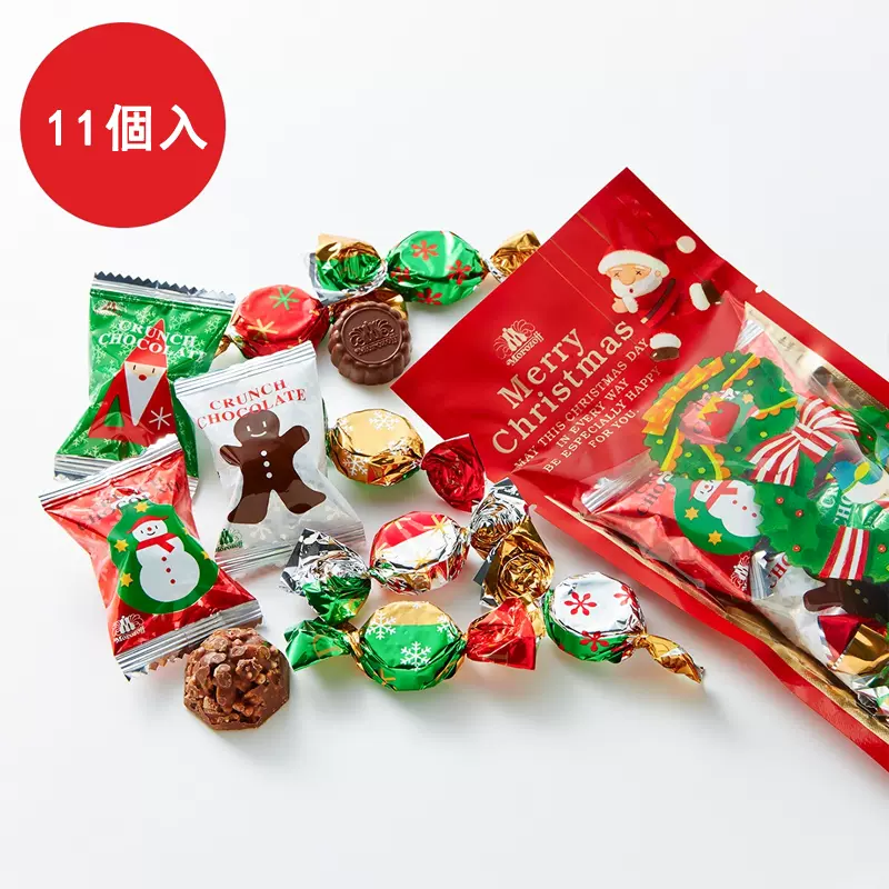 Morozoff 圣诞限量款巧克力 11颗礼袋装 天猫优惠券折后￥59包邮（￥84-25）礼盒装券后￥74