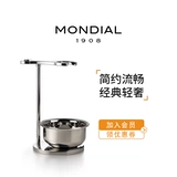 Итальянский Mondial1908 Оригинальный импортный ретро -ручный ручный ручный трюк щетки из нержавеющей стали хромированная рама размещения