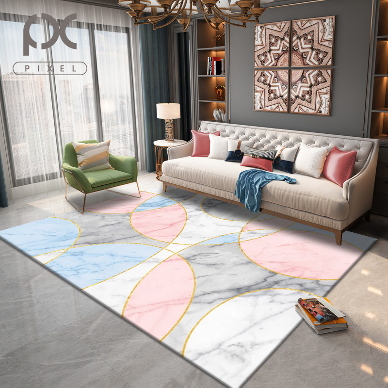 Nordic carpet living room bedroom coffee table floor mats household