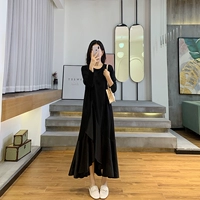 Черный лонгслив