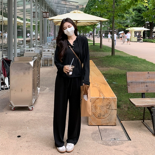 Спортивный костюм, комплект, большой размер, свободный крой