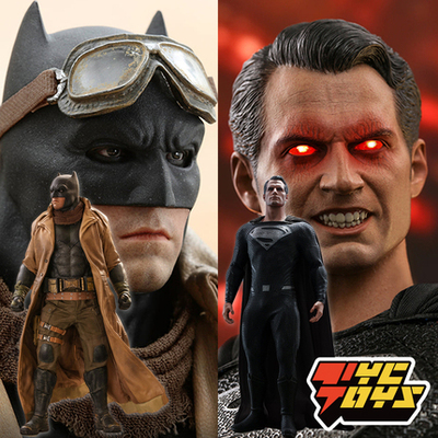 taobao agent [TyCtoys] Get the Hottoys HT TMS038 Justice League Zaishe Black Superman Bat