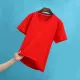 Хлопковый, красный, короткий рукав, 200 грамм