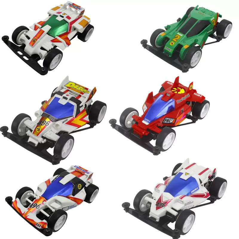 经典四驱车小子兄弟天王巨星舞蹈天使冲天1号拼装车模型