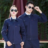 Демисезонный хлопковый износостойкий комбинезон, лонгслив, увеличенная толщина