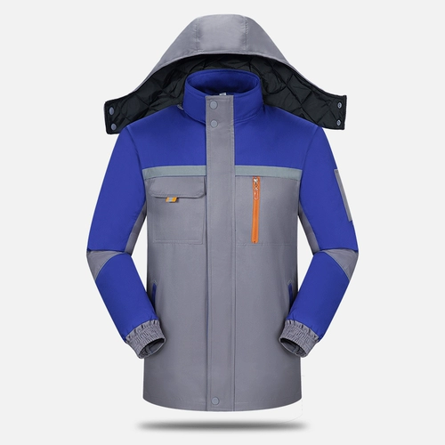 Демисезонная износостойкая светоотражающая утепленная куртка для работы