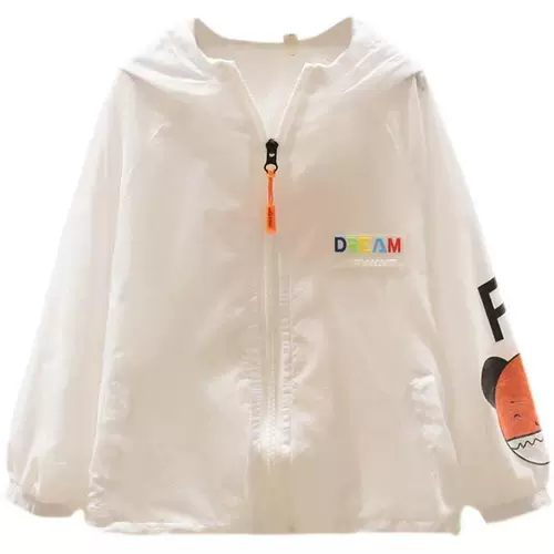 Солнцезащитный крем подходит для мужчин и женщин, летняя одежда для защиты от солнца, детская летняя одежда с капюшоном, мультяшная куртка