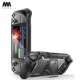 SUPCASE UB Pro Steam Deck Case: Black/Gray Silicone, Kickstand, Grips Phone Case for iPhone 17, 16, 15, 14 and 13