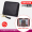 Black large 40 card holder/genuine leather tassel anti-theft brush+anti demagnetization
