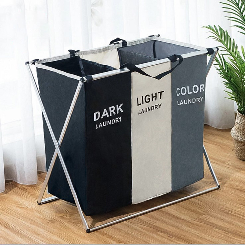 Buy Dirty clothes Storage Basket folding cover dirty clothes basket box Nordic toy large laundry