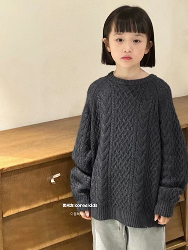 Шерстяной свитер, детский костюм мальчика цветочника, детская одежда, коллекция 2023, в западном стиле, подходит для подростков