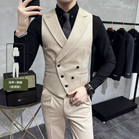 Абрикосовый жилет, штаны, галстук-бабочка