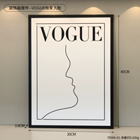 Орнаменты декоративной живописи - абстрактное лицо VOGUE