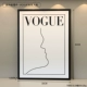 Орнаменты декоративной живописи - абстрактное лицо VOGUE