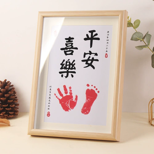 Детские отпечатки рук и ног, фоторамка, сувенир для новорожденных, чернильная подушечка для младенца